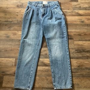 One Teaspoon Womens High Rise Tappered Mom Jeans sz 29